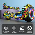 Hoverboard for Kids Ages 6-12, 6.5" Self Balancing Scooter, UL2272  Bluetooth Speaker,  Electric Hover Board Gift for Boys Girls