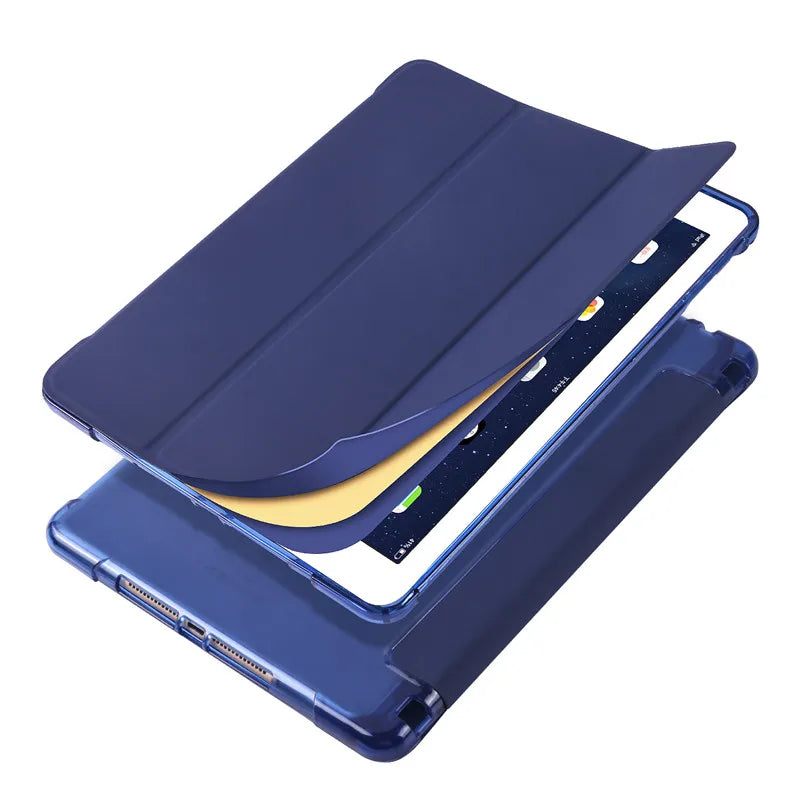 For iPad 9th 10th Generation Case With Pen Holder Trifold Smart Cover For iPad 10 2 10.2 9.7 iPad 9 10 8 7 6 5th Gen Air 11 4 5