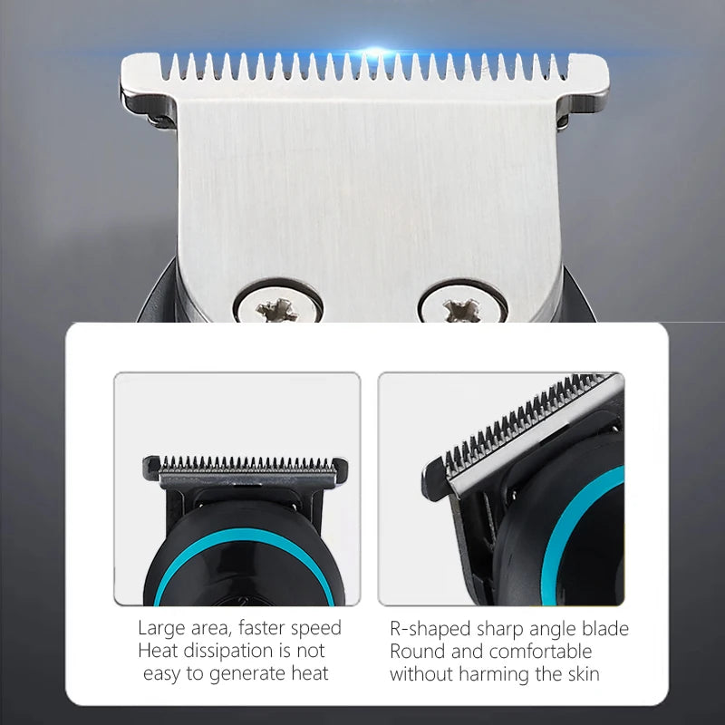 VOAUN Professional Cordless Hair for Clipper Trimmer High Quality Rechargeable Lithium Battery Adjustable for Household Use