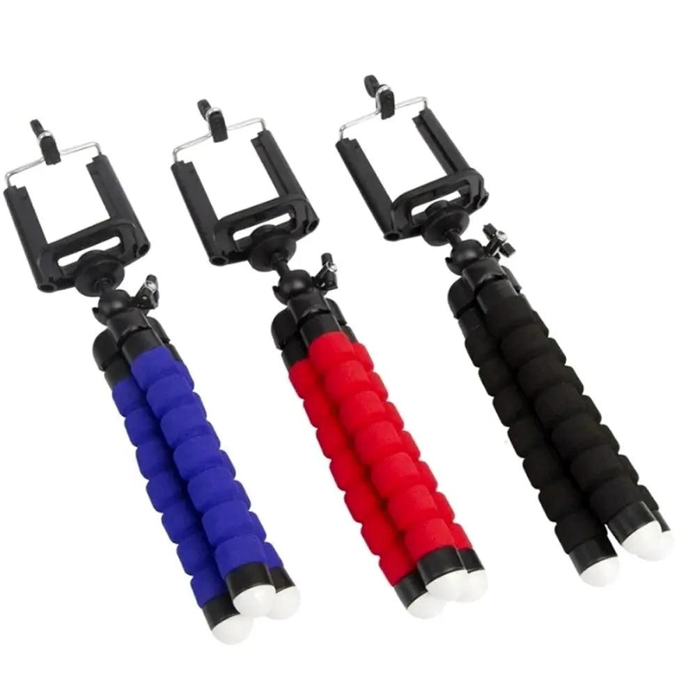 Mini Flexible Sponge Octopus Mobile Phone Holder Desktop Selfie Stick Tripod Stand for Smartphone Party Gifts Party Gifts