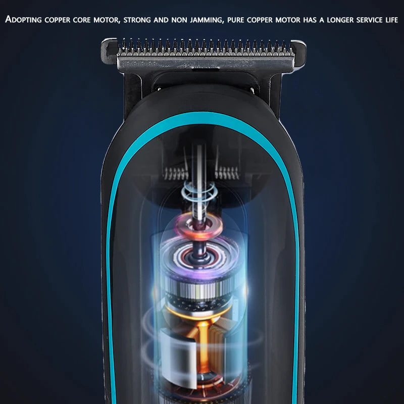 VOAUN Professional Cordless Hair for Clipper Trimmer High Quality Rechargeable Lithium Battery Adjustable for Household Use