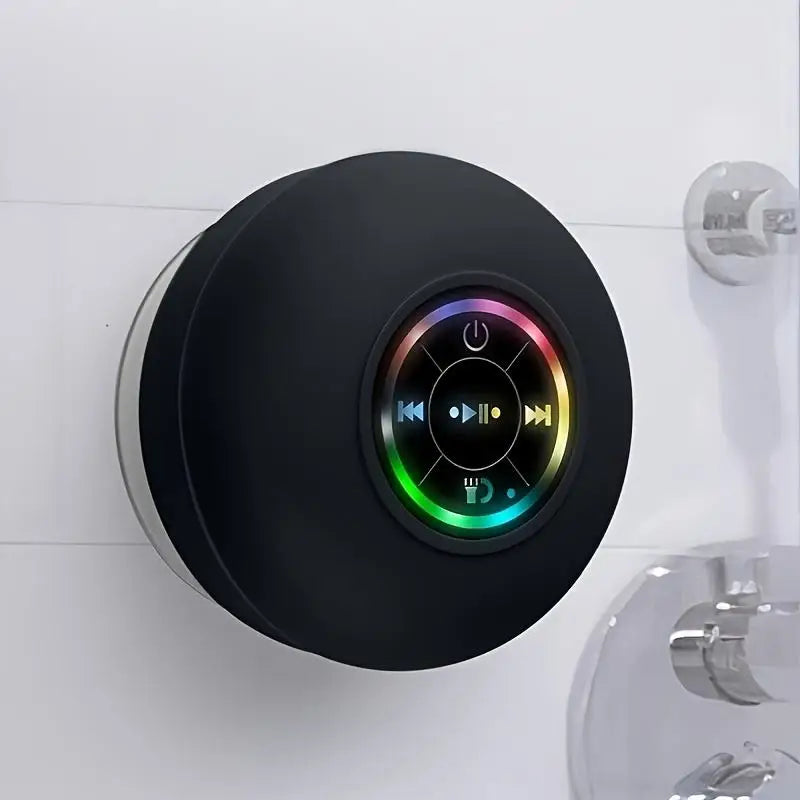 IPX4 Waterproof Portable for BT Woofer USB Rechargeable with Suction Cup Remote Control for Home Usage