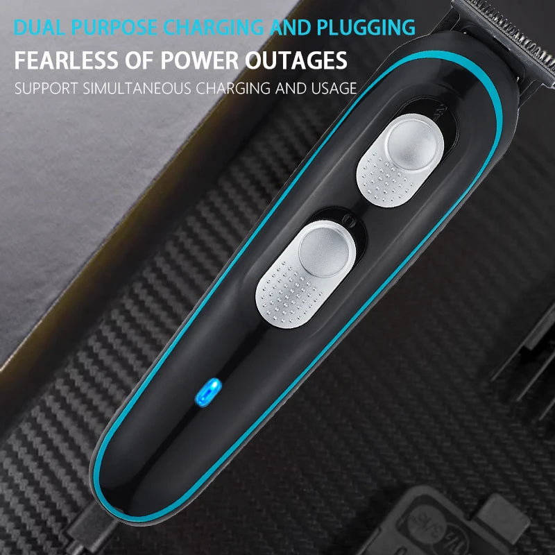 VOAUN Professional Cordless Hair for Clipper Trimmer High Quality Rechargeable Lithium Battery Adjustable for Household Use