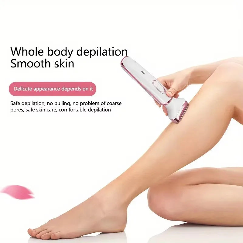 Female Multifunctional Electric Cleaning Set, USB Rechargeable, Suitable for Eyebrows, Nose, Face, Legs, Portable Design