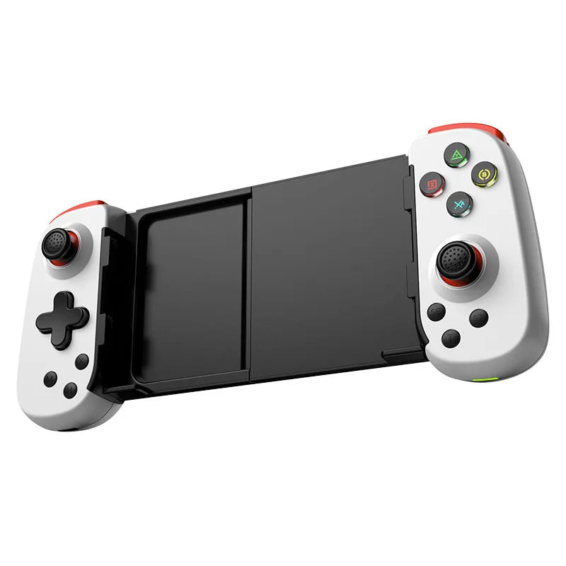 Stretchable Handle Wireless Game Controller with Vibration Motor Turbo Button Joystick for PC/Android/iPhone IOS Streaming-Slim