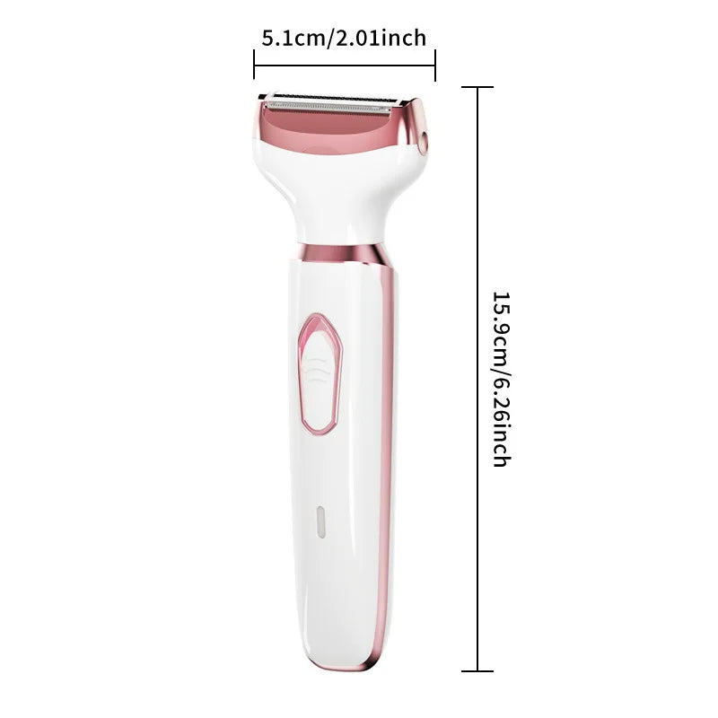 Female Multifunctional Electric Cleaning Set, USB Rechargeable, Suitable for Eyebrows, Nose, Face, Legs, Portable Design
