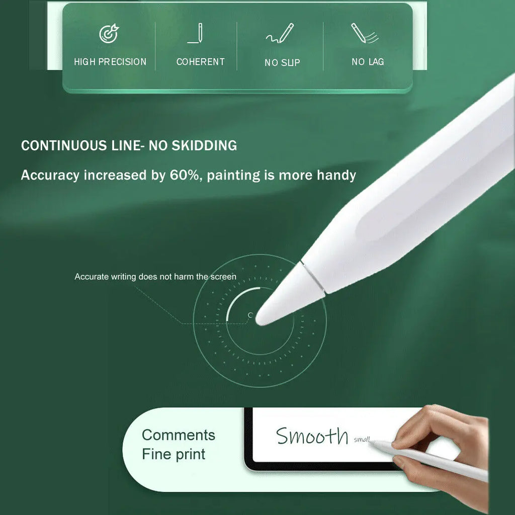 Stylus Pen Compatible with Apple iPad, iPad Pencil with No Lag, High Precision, Tilt, Palm Rejection, for 2018 release or later