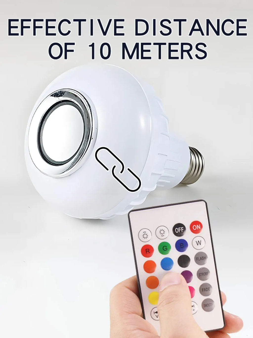 RGB Smart Bluetooth Speaker Music Bulb Colorful Stage Light Bulb With Remote Control E27  Led Dimmable Bulb For Home Party