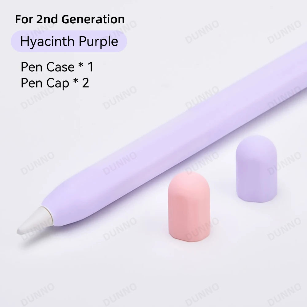 Pencil Case For Apple Pencil 1st 2nd Generation For iPad Apple Pencil Stylus Pen Protective Soft Silicone Cover