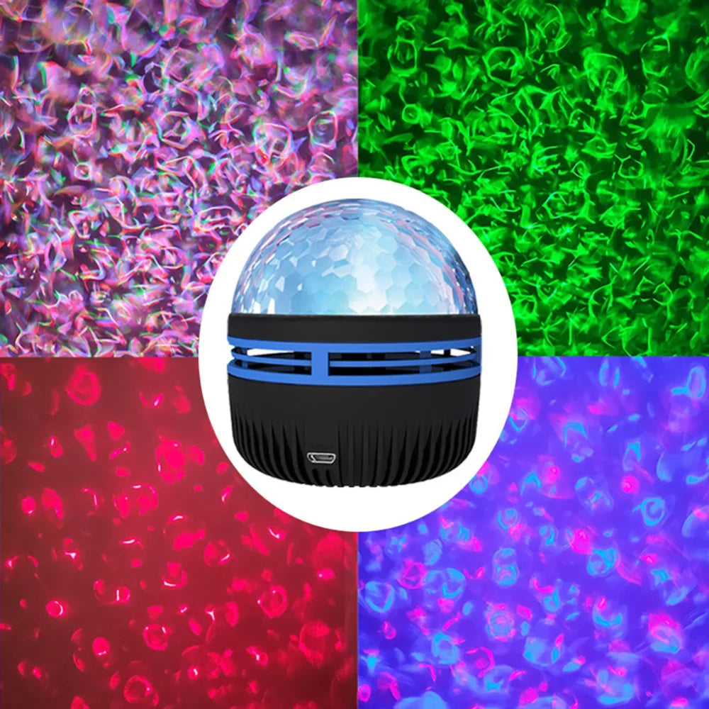 LED Night Lights Starry Sky LED Galaxy Projector USB Aurora Lamp 7-Mode Colorful Remote Control Room Party Decoration Kids Gifts