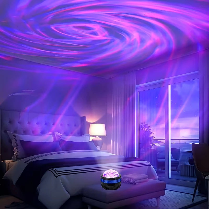 LED Night Lights Starry Sky LED Galaxy Projector USB Aurora Lamp 7-Mode Colorful Remote Control Room Party Decoration Kids Gifts