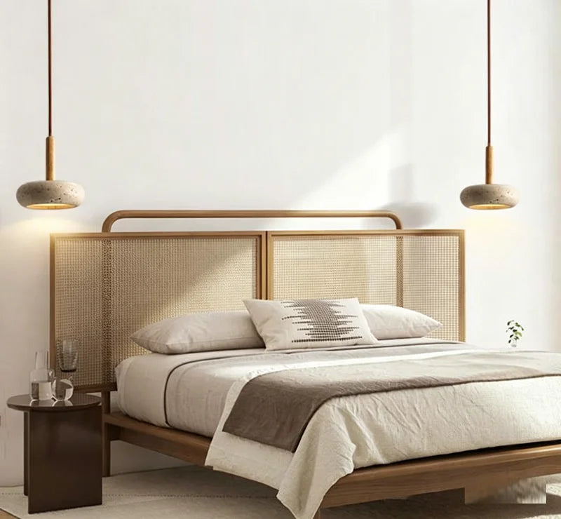 Hot Selling Pendant Lamps Wabi Sabi Circular Yellow Stone Commercial Home Decoration Restaurant Room LED Droplight