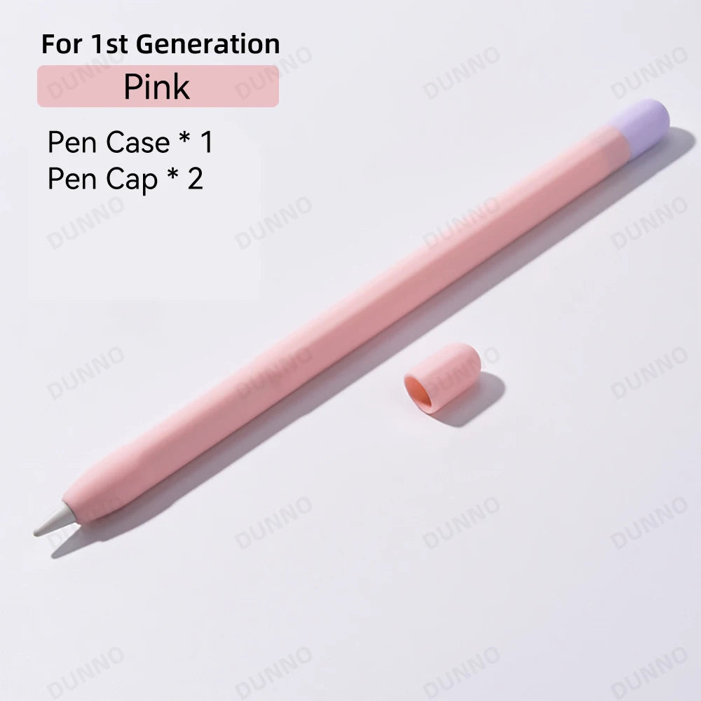 Pencil Case For Apple Pencil 1st 2nd Generation For iPad Apple Pencil Stylus Pen Protective Soft Silicone Cover