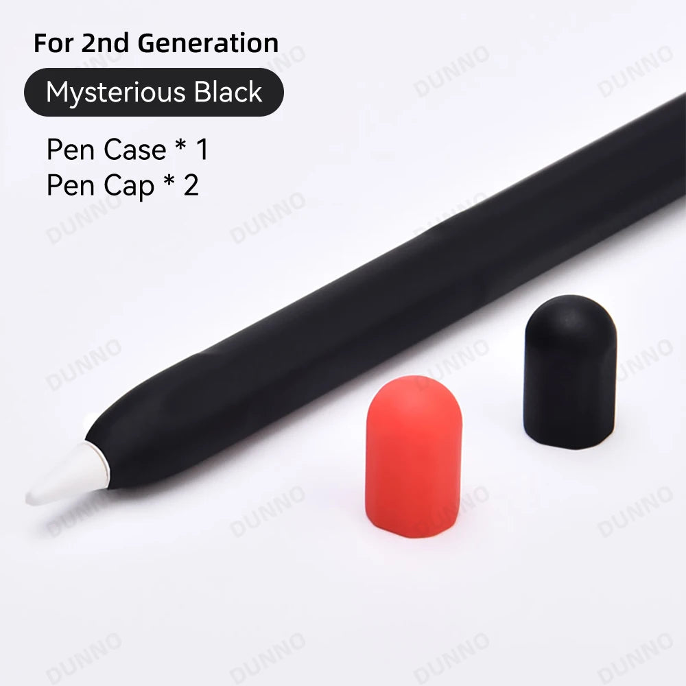 Pencil Case For Apple Pencil 1st 2nd Generation For iPad Apple Pencil Stylus Pen Protective Soft Silicone Cover