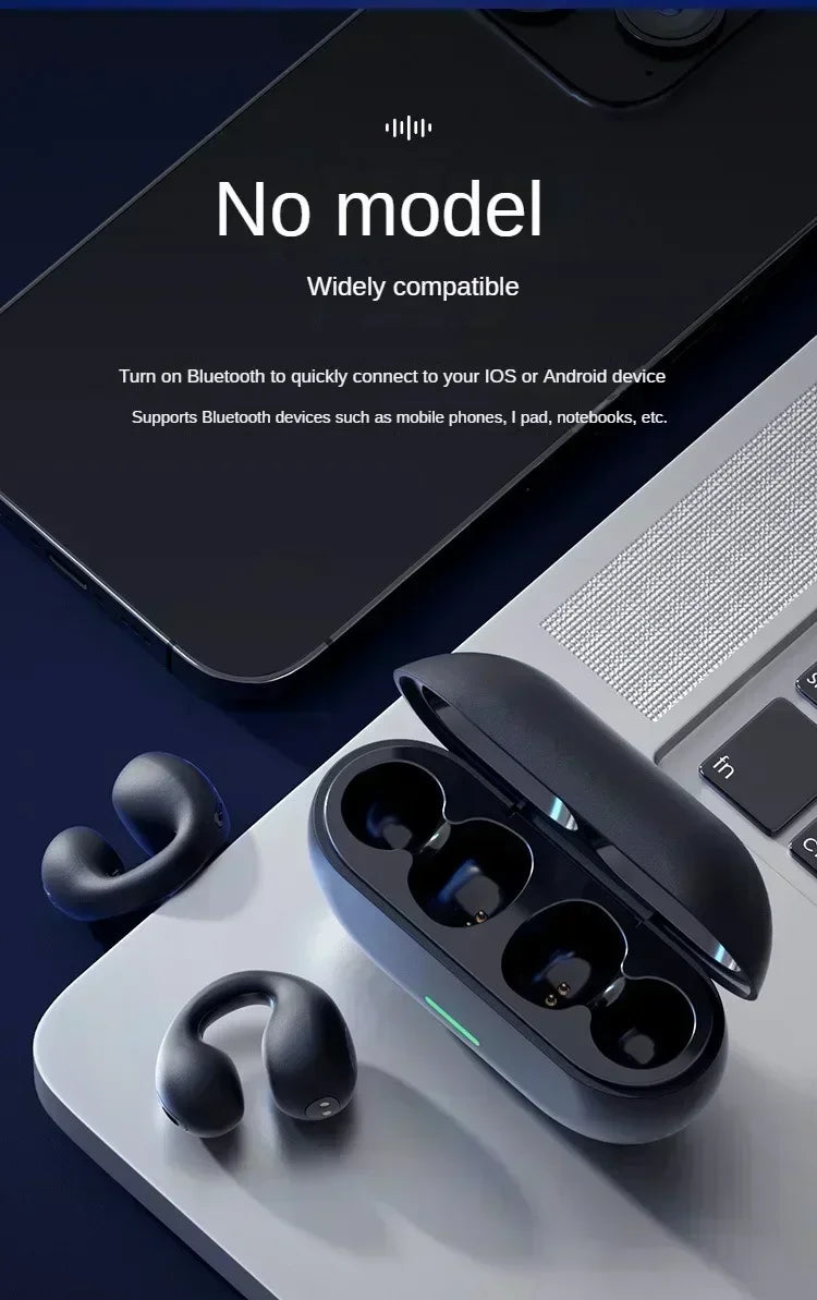New Original TWS Bone Conduction Wireless Bluetooth 5.3 Headphones Sports Earphones HiFi Sound Quality TWS Headset