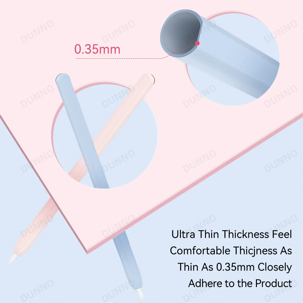 Pencil Case For Apple Pencil 1st 2nd Generation For iPad Apple Pencil Stylus Pen Protective Soft Silicone Cover