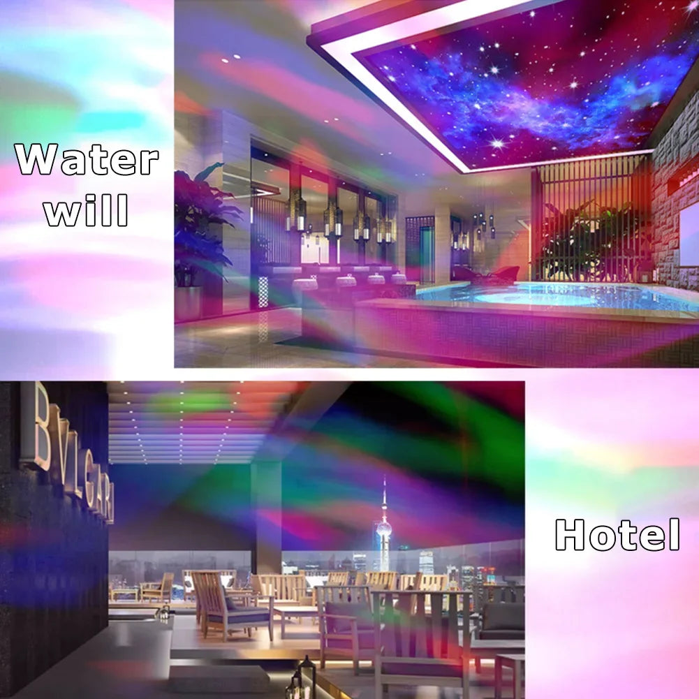 LED Night Lights Starry Sky LED Galaxy Projector USB Aurora Lamp 7-Mode Colorful Remote Control Room Party Decoration Kids Gifts