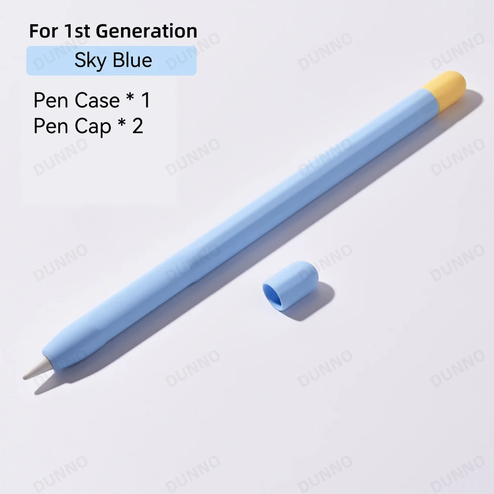 Pencil Case For Apple Pencil 1st 2nd Generation For iPad Apple Pencil Stylus Pen Protective Soft Silicone Cover