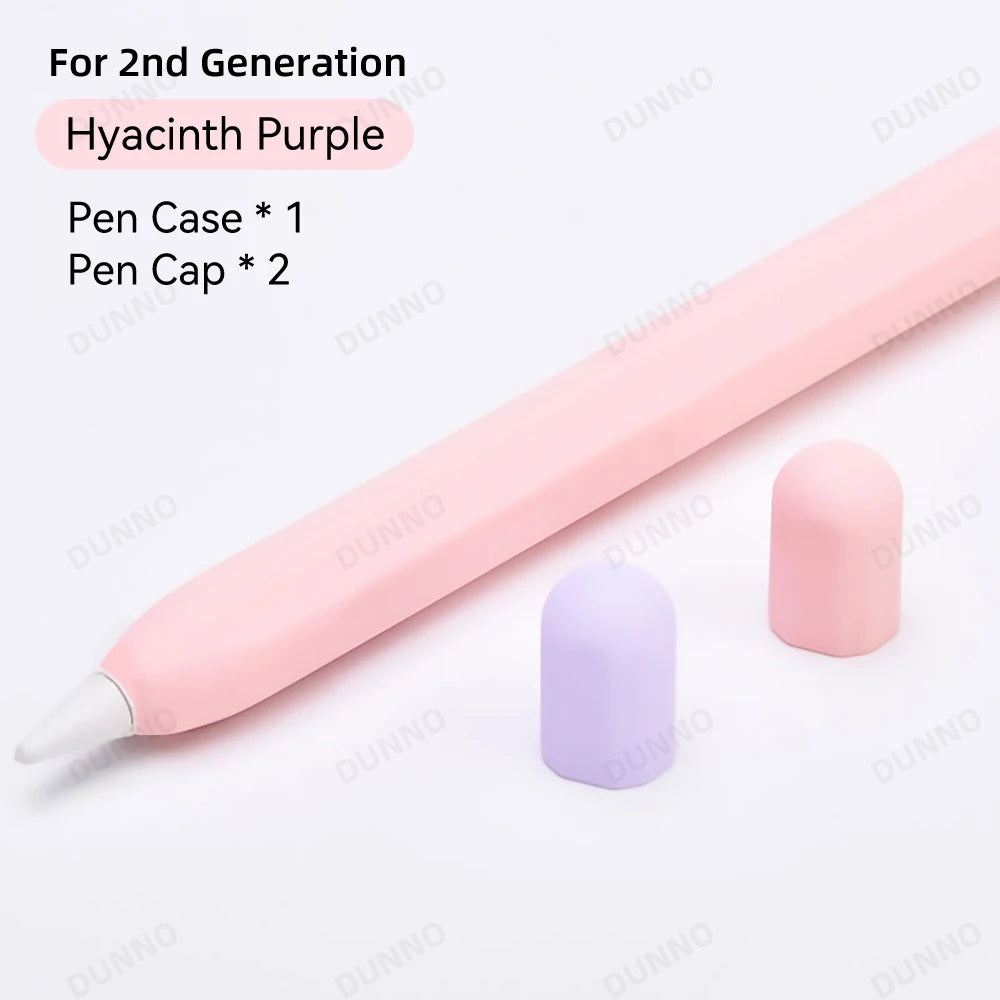 Pencil Case For Apple Pencil 1st 2nd Generation For iPad Apple Pencil Stylus Pen Protective Soft Silicone Cover