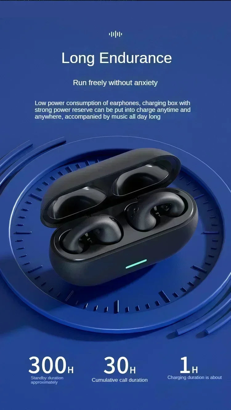 New Original TWS Bone Conduction Wireless Bluetooth 5.3 Headphones Sports Earphones HiFi Sound Quality TWS Headset