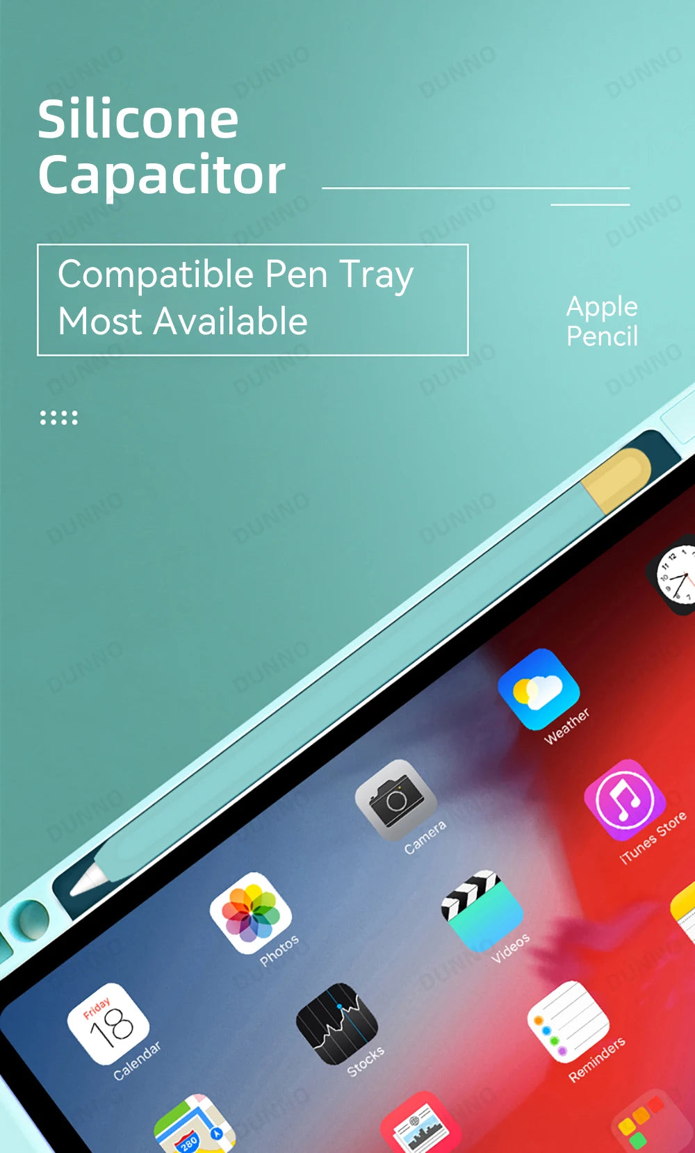 Pencil Case For Apple Pencil 1st 2nd Generation For iPad Apple Pencil Stylus Pen Protective Soft Silicone Cover