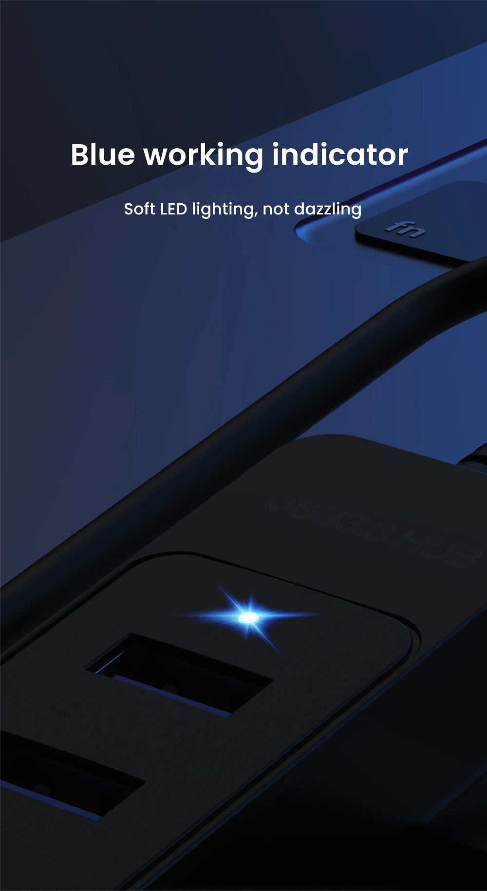 USB 3.0 HUB 4 Port Multi USB 3.0 Splitter Hub With USB C Charging Port Power Adapter Multiple Type C Expander Dock For Laptop PC