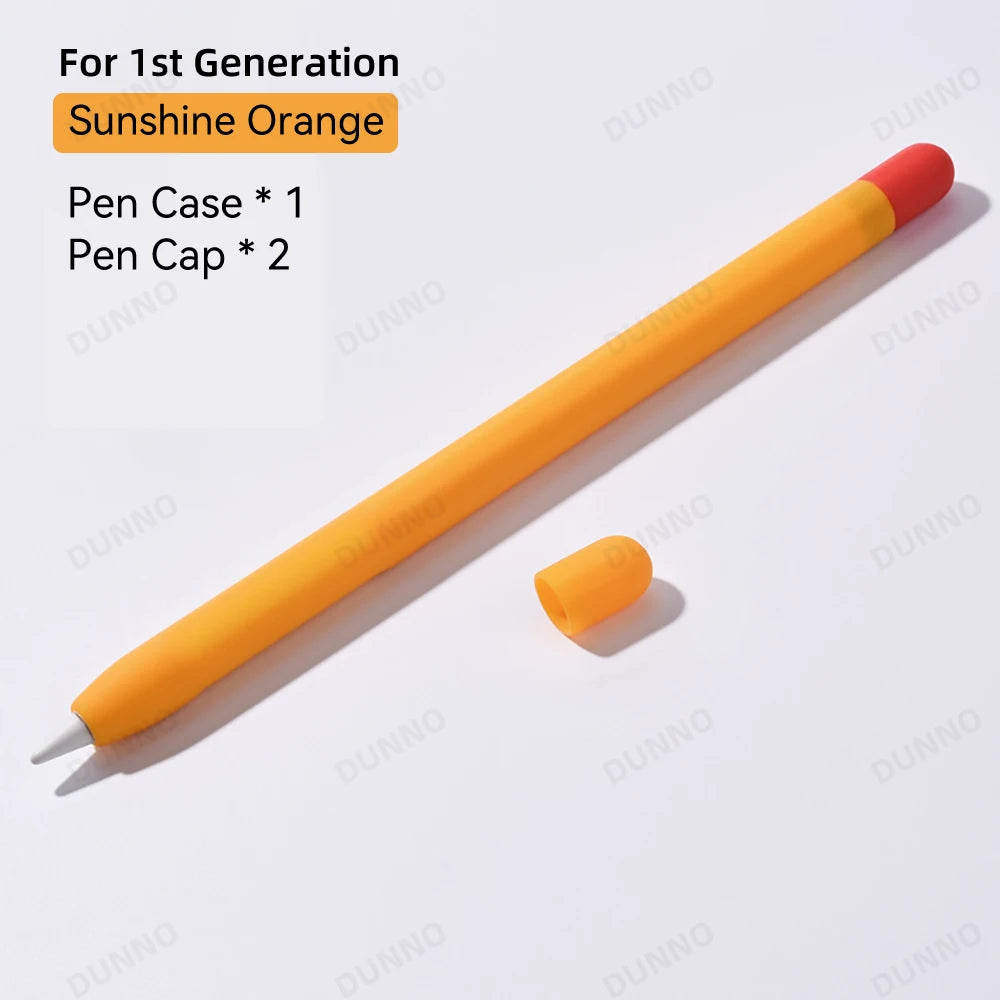 Pencil Case For Apple Pencil 1st 2nd Generation For iPad Apple Pencil Stylus Pen Protective Soft Silicone Cover
