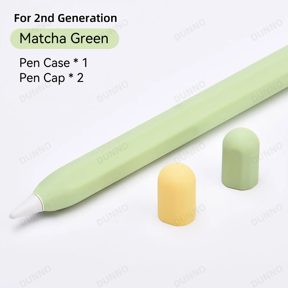 Pencil Case For Apple Pencil 1st 2nd Generation For iPad Apple Pencil Stylus Pen Protective Soft Silicone Cover