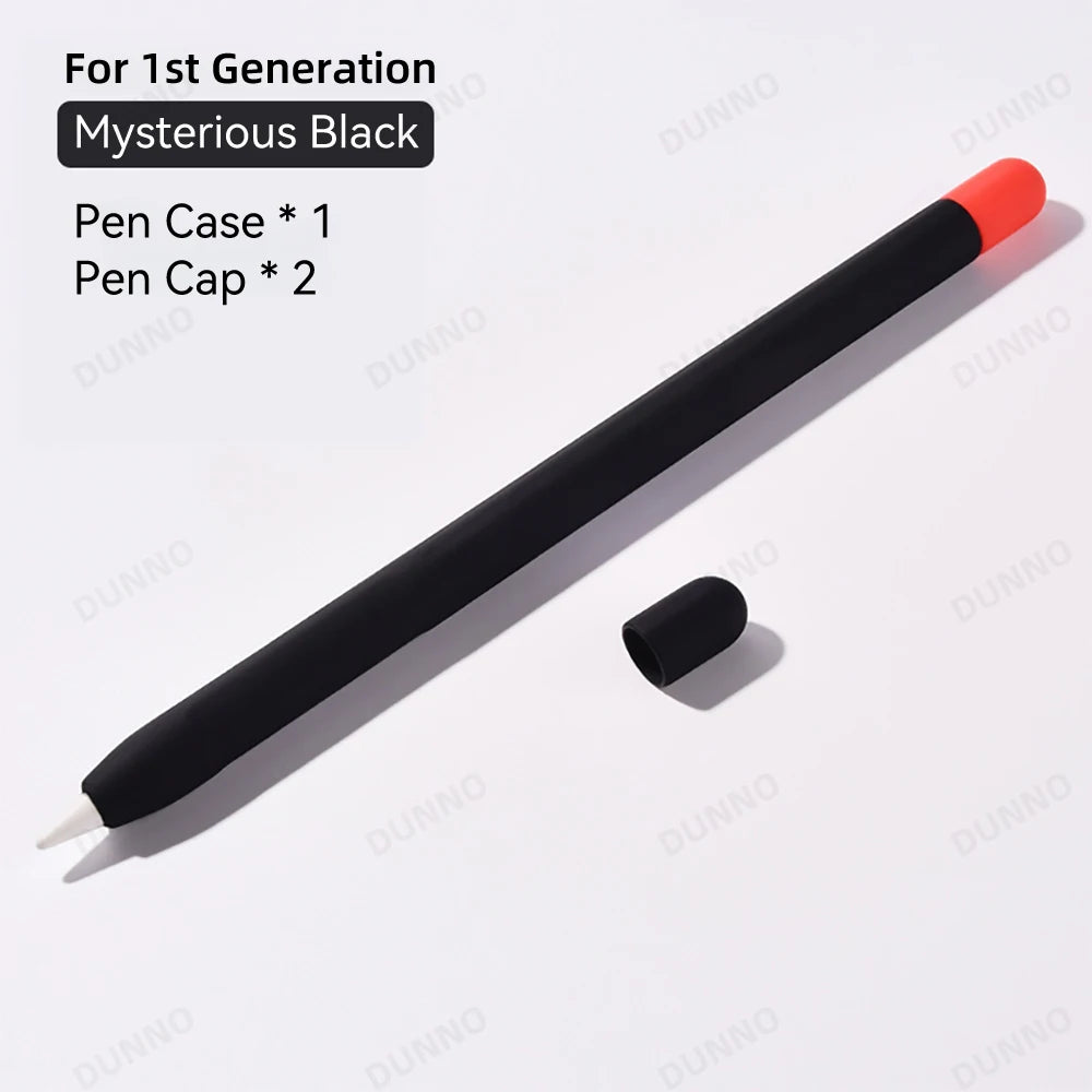 Pencil Case For Apple Pencil 1st 2nd Generation For iPad Apple Pencil Stylus Pen Protective Soft Silicone Cover