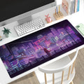 City Neon Mouse Pad Gaming XL Large HD Home New Mousepad XXL MousePads Non-Slip Carpet Soft Laptop Mice Pad