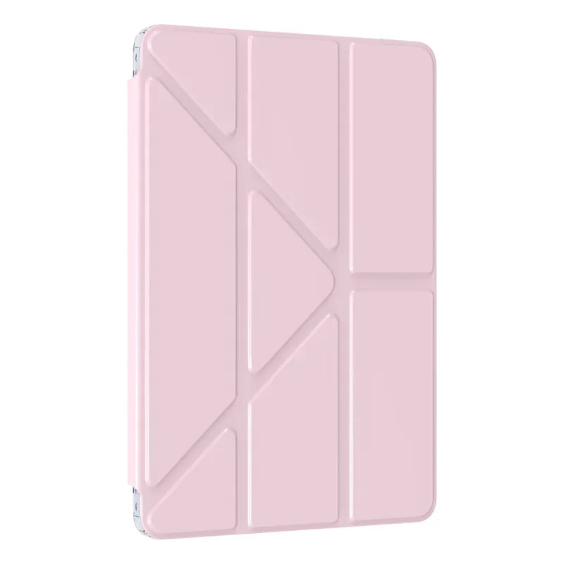 Clear Multi-Folding Tablet Cover For Redmi Pad Pro Case 12.1 with Pencil Holder Funda For Redmi Pad Pro Poco Pad 12 1 2024 Case