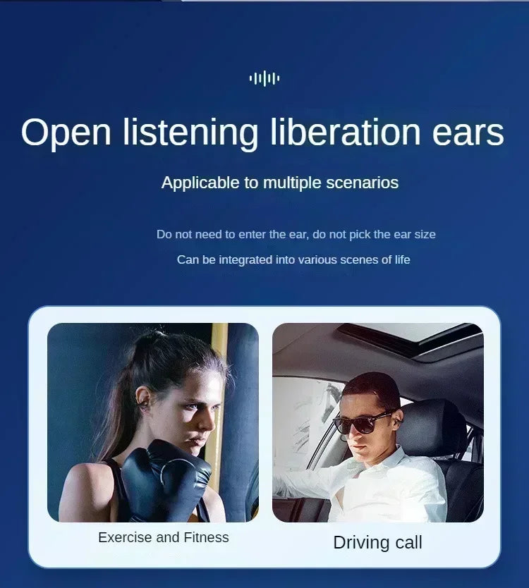 New Original TWS Bone Conduction Wireless Bluetooth 5.3 Headphones Sports Earphones HiFi Sound Quality TWS Headset