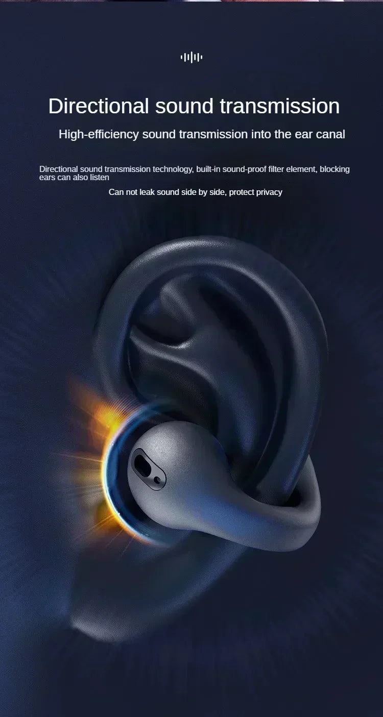 New Original TWS Bone Conduction Wireless Bluetooth 5.3 Headphones Sports Earphones HiFi Sound Quality TWS Headset