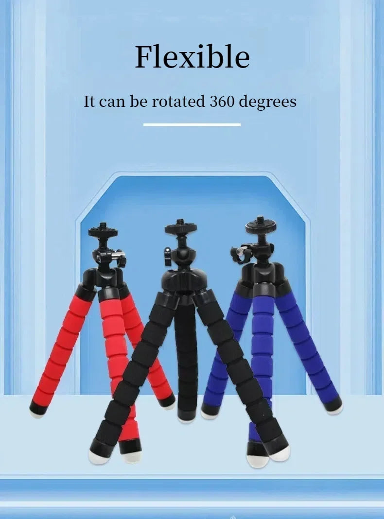 Tripods Tripod For Phone Mobile Camera Holder Clip Smartphone Monopod Tripe Stand Octopus Mini Tripod Stativ For Phone