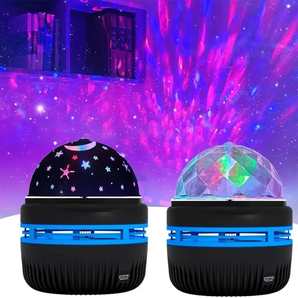 LED Starry Night Light Portable USB Table Lamp Projector Gaming Room Home Theater Ceiling Atmosphere Lamp For Bedroom Decoration