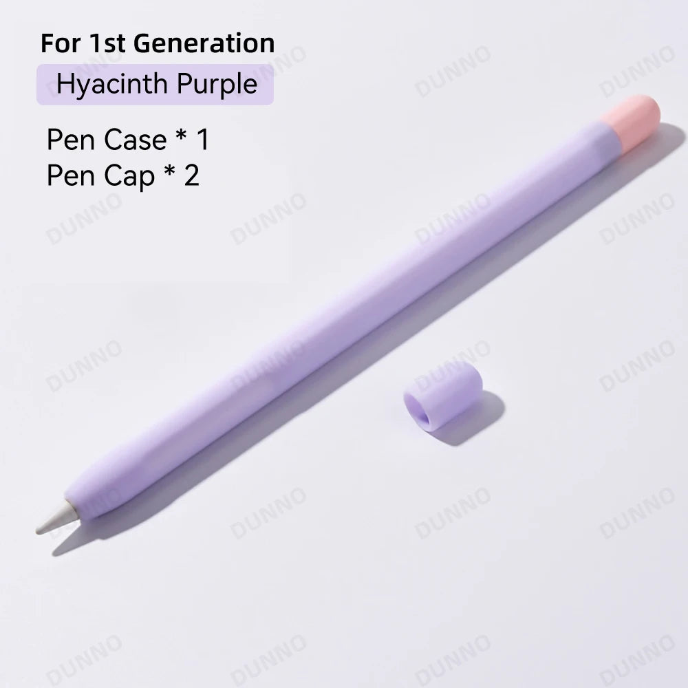 Pencil Case For Apple Pencil 1st 2nd Generation For iPad Apple Pencil Stylus Pen Protective Soft Silicone Cover